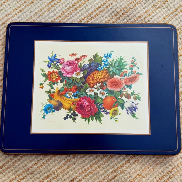 Pimpernel vintage floral placemats - set of 4 - Picture 1 of 9